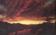 Frederick Edwin Church Twilight in the Wilderness (nn03) painting